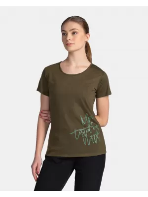Funktions-T-Shirt für Damen KILPI GAROVE-W TL0316KI DUNKELGRÜN