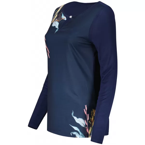  Damen-T-Shirt KIXMI RENANA DUNKELBLAU 