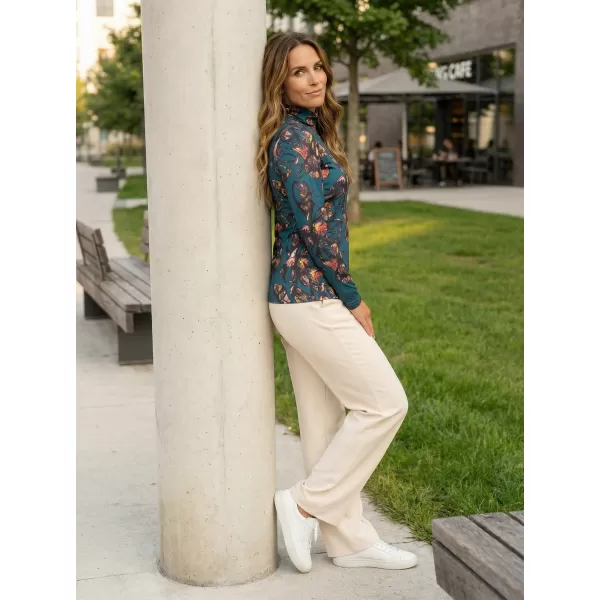  Rollkragenpullover für Damen KIXMI RINA KEROSIN 