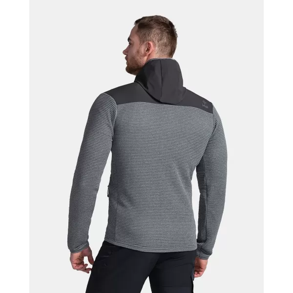  Fleece-Sweatshirt für Herren KILPI TANALI-M TM0202KI DUNKELGRAU 