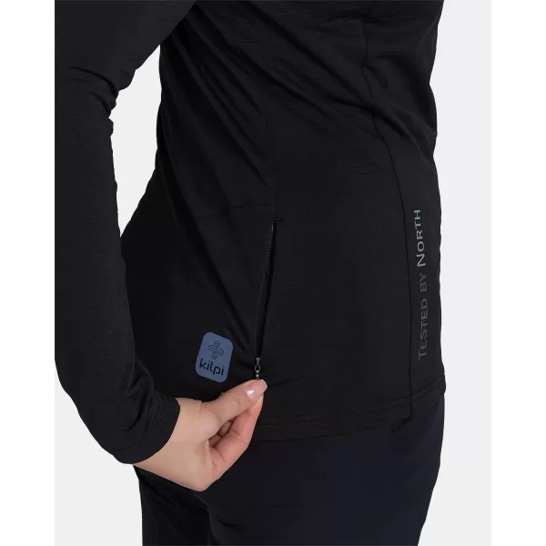  Damen-Sweatshirt KILPI MONTALE-W TL0204KI SCHWARZ 