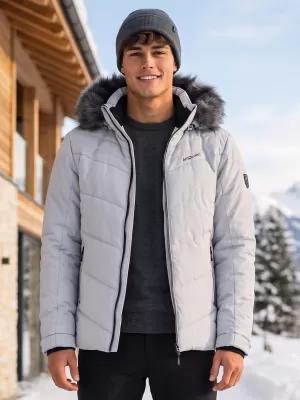 Herren-Winterjacke ALTISPORT BALDER HELLGRAU