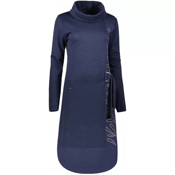  Sweatshirt-Kleid für Damen KIXMI RENIE DUNKELBLAU 
