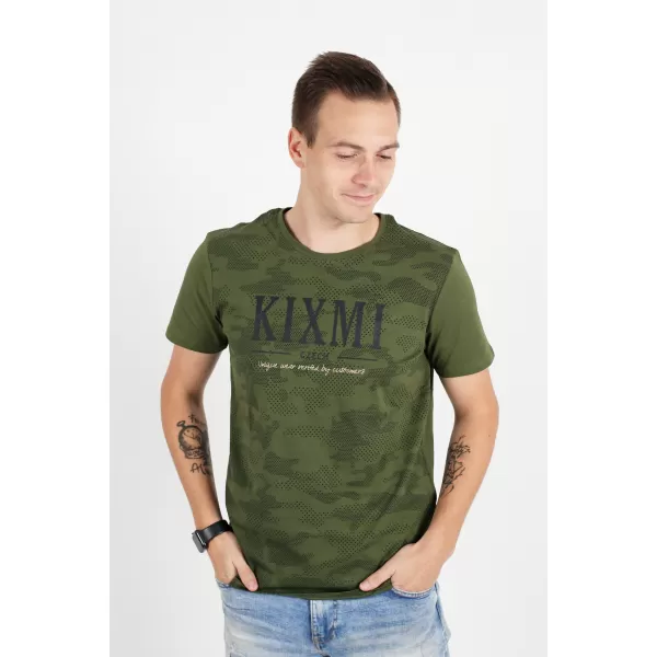  Herren-T-Shirt KIXMI RADLY MILITÄR 