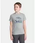 T-Shirt für Jungen KILPI SALO-JB TJ0303KI HELLGRAU