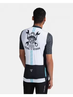Herren-Radtrikot KILPI RIVAL-M TM0355KI WEIß