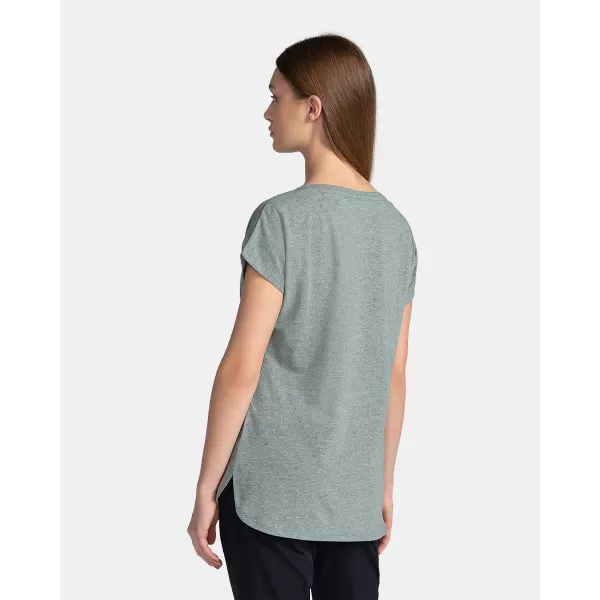  Damen-T-Shirt KILPI NELLIM-W TL0363KI DUNKELGRÜN 