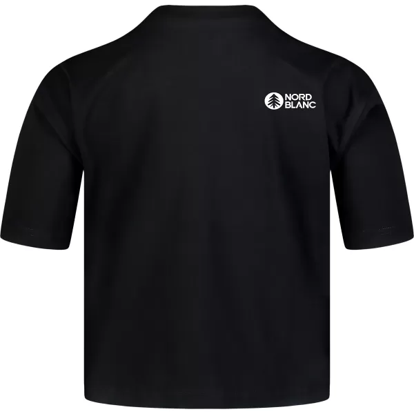  Crop-Top für Damen NORDBLANC CROPTOP NBSLT7819 SCHWARZ 