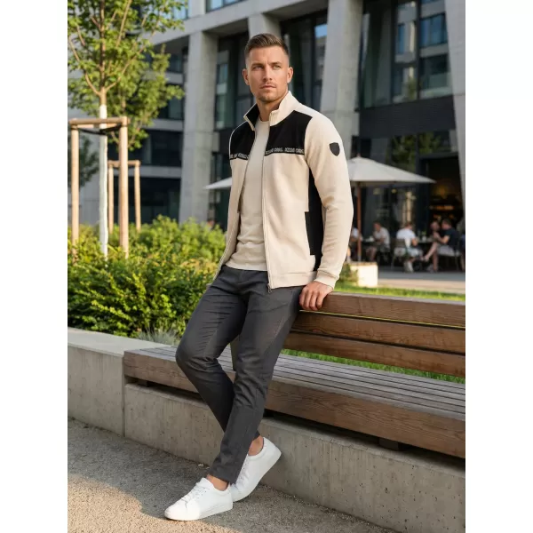  Herren-Sweatshirt KIXMI REUBEN HELL BEIGE 