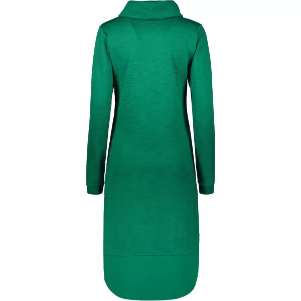  Sweatshirt-Kleid für Damen KIXMI RENIE GRÜN 
