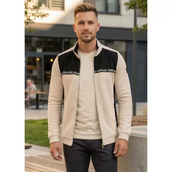  Herren-Sweatshirt KIXMI REUBEN HELL BEIGE 
