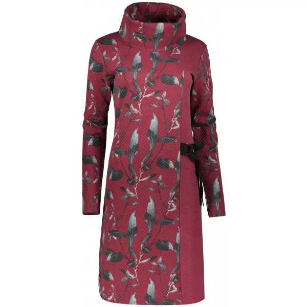  Sweatshirt-Kleid für Damen ALTISPORT BESSIE BURGUND 