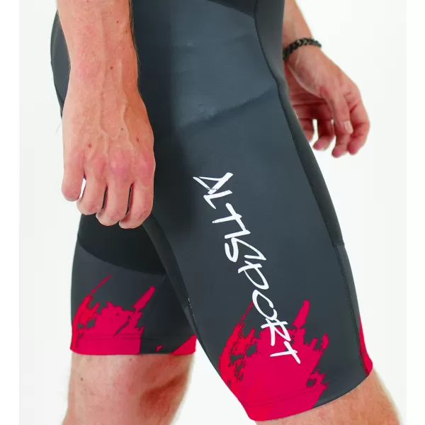  Premium-Radhose für Herren ALTISPORT SWE/ALM01S13 ROT 