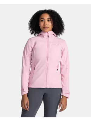 Softshelljacke für Damen KILPI RAVIA-W TL0109KI HELLROSA