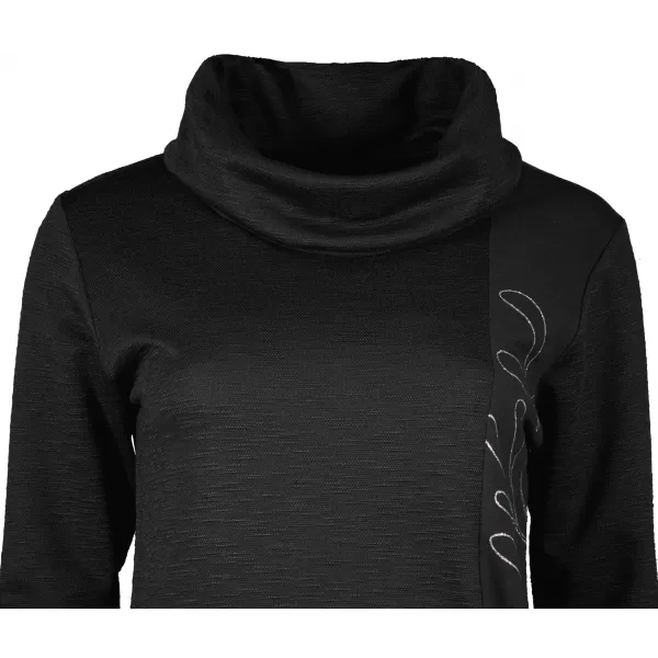  Sweatshirt-Kleid für Damen KIXMI RENIE SCHWARZ 