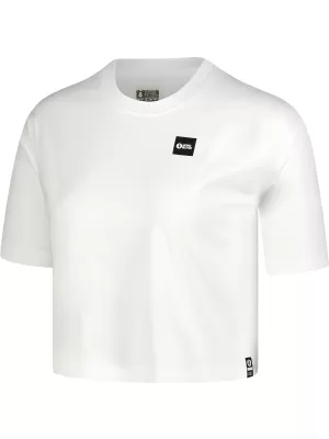 Crop-Top für Damen NORDBLANC CROPTOP NBSLT7819 WEIß