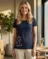 Damen-T-Shirt ALTISPORT ALW133/PUSTA NAVY BLAU