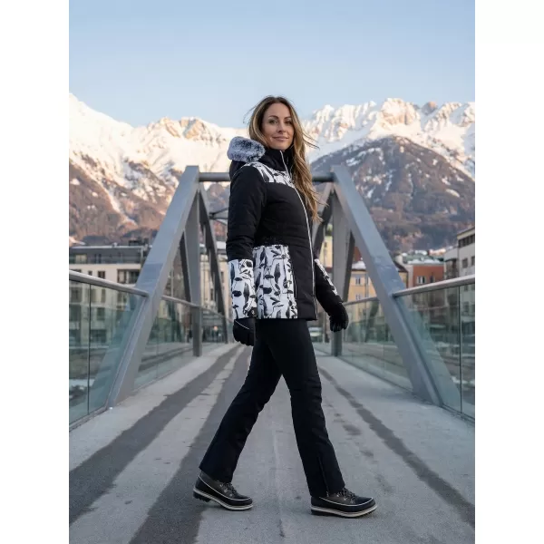  Winterjacke für Damen ALTISPORT BIANCA SCHWARZ 
