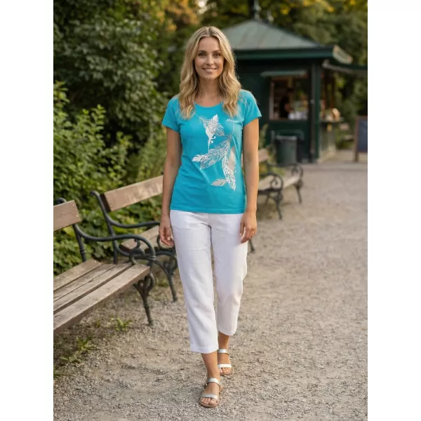  Damen-T-Shirt ALTISPORT ALW178122 TÜRKIS 
