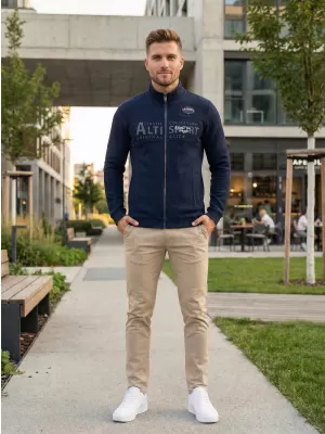 Herren-Sweatshirt ALTISPORT BLAKE DUNKELBLAU