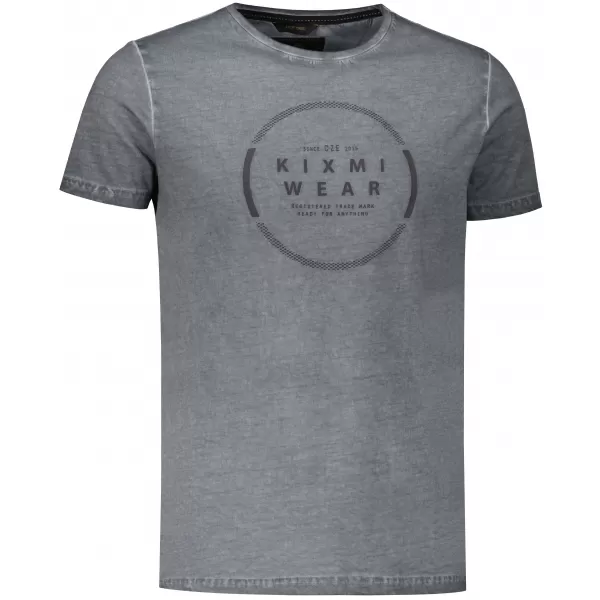  Herren-T-Shirt KIXMI RAY DUNKELGRAU 