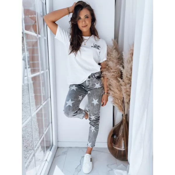  Damenhosen DSTREET STARS UY1486 GRAU 