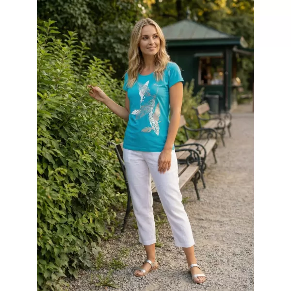  Damen-T-Shirt ALTISPORT ALW178122 TÜRKIS 