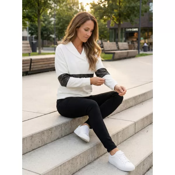  Damen-Sweatshirt KIXMI RANDY WEIß 