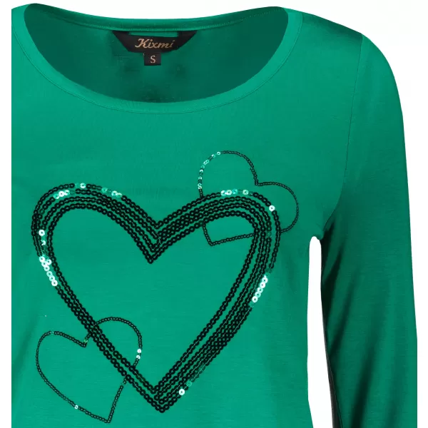  Damen-T-Shirt KIXMI RAIMY GRÜN 