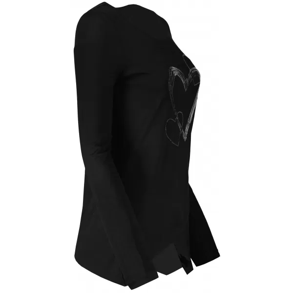  Damen-T-Shirt KIXMI RAIMY SCHWARZ 