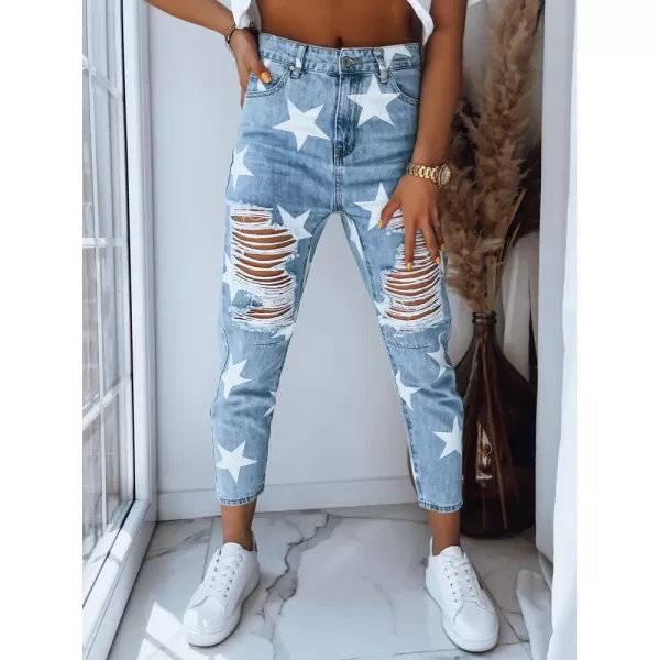  Damenhosen DSTREET CALI UY1487 BLAU 