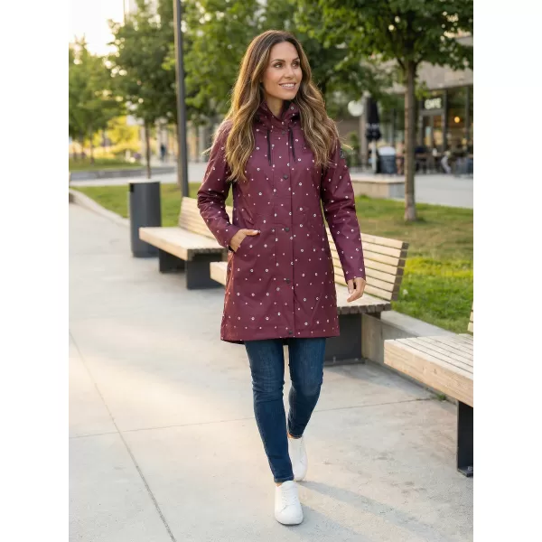  Herbstjacke für Damen ALTISPORT OWEDA LJCB628 BURGUND 