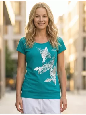 Damen-T-Shirt ALTISPORT ALW178120 DUNKLES TÜRKIS