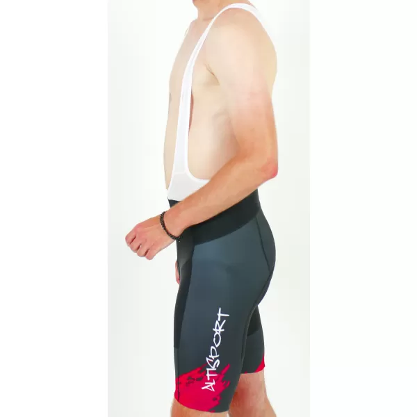  Premium-Radhose für Herren ALTISPORT SWE/ALM01S13 ROT 