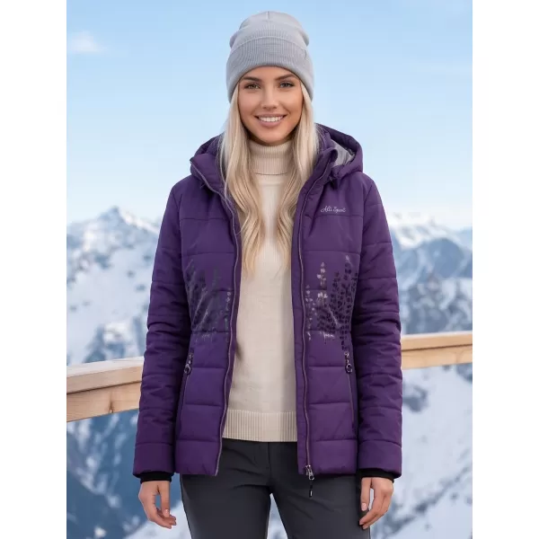  Winterjacke für Damen ALTISPORT BEATRICE LILA 