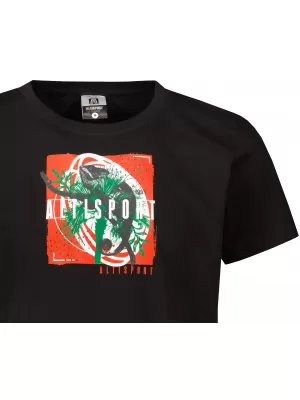 Herren-T-Shirt ALTISPORT ALM183129 SCHWARZ UND ROT