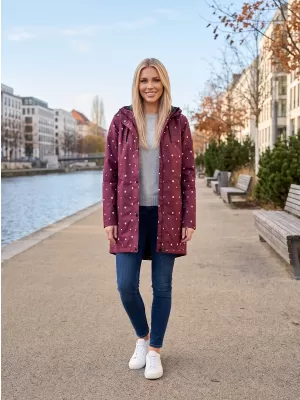 Herbstjacke für Damen ALTISPORT OWEDA LJCB628 BURGUND
