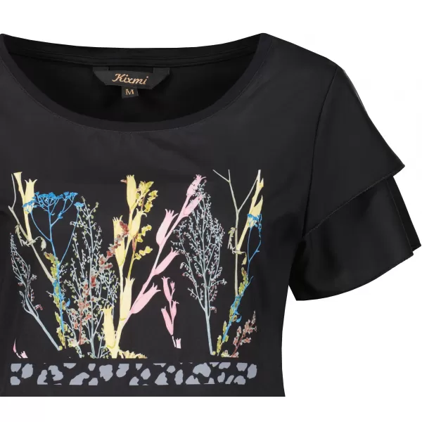  Damen-T-Shirt KIXMI RIANNA SCHWARZ 