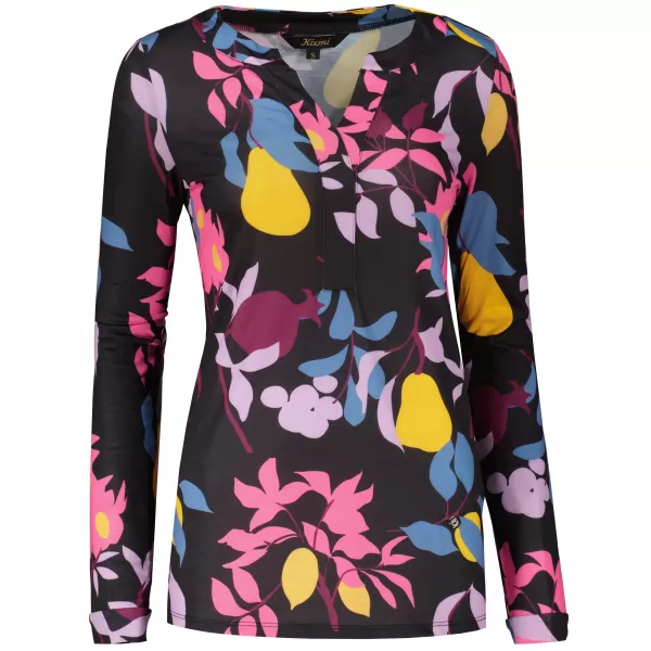  Damen-T-Shirt KIXMI ROWENA SCHWARZ 