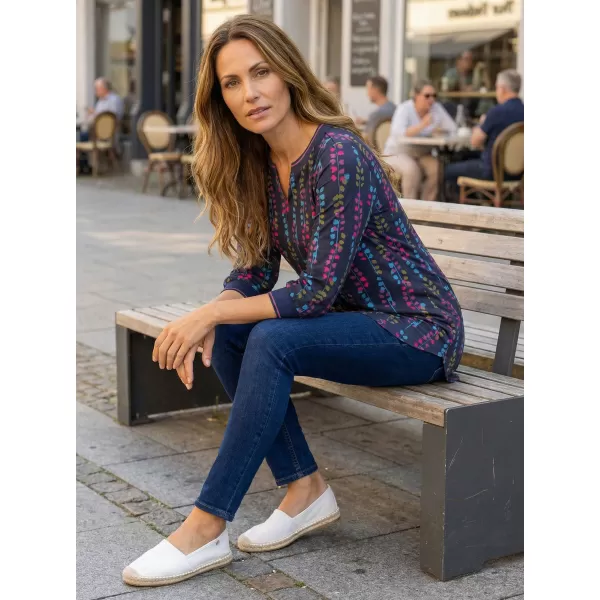  Damen-T-Shirt KIXMI ROSALIA DUNKELBLAU 