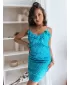 Kleid DSTREET LEILA EY2322 TÜRKIS