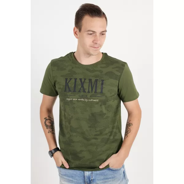  Herren-T-Shirt KIXMI RADLY MILITÄR 