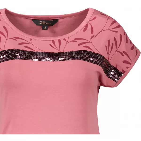  Damen-T-Shirt KIXMI ROSELLA DUNKELPINK 