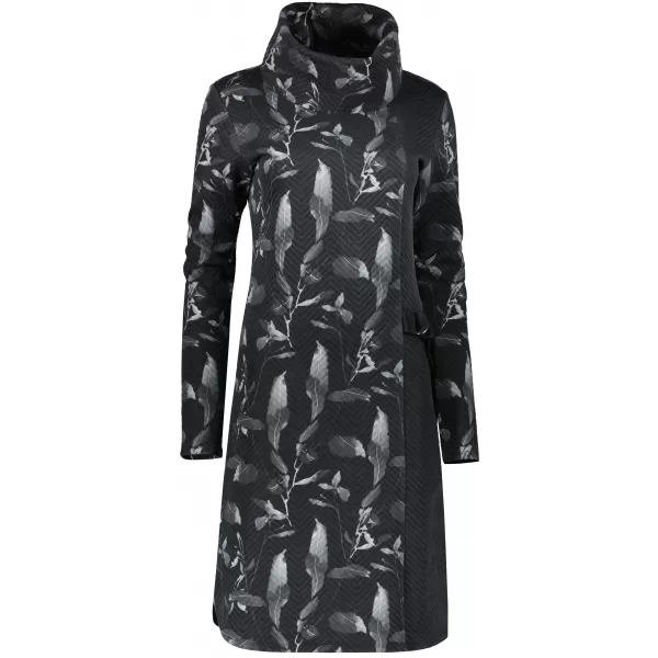  Sweatshirt-Kleid für Damen ALTISPORT BESSIE SCHWARZ 