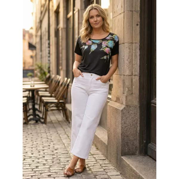  Damen-T-Shirt ALTISPORT BAILA SCHWARZ 