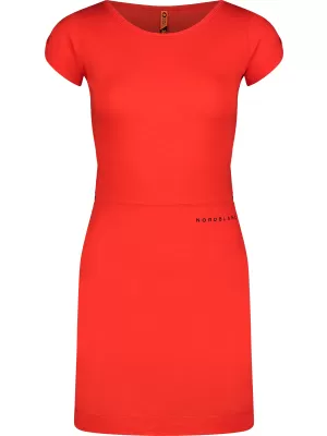 Kleid NORDBLANC WAISTLINE NBSLD7805 ORANGEFARBENE TINTE