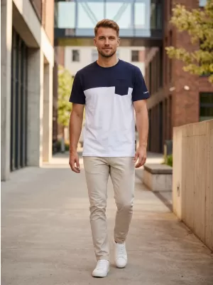 Herren-T-Shirt SAM 73 SIRIUS MT 826 WEIß