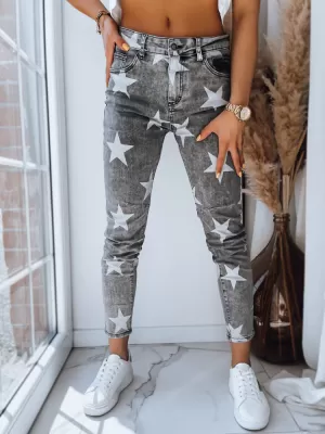 Damenhosen DSTREET STARS UY1486 GRAU