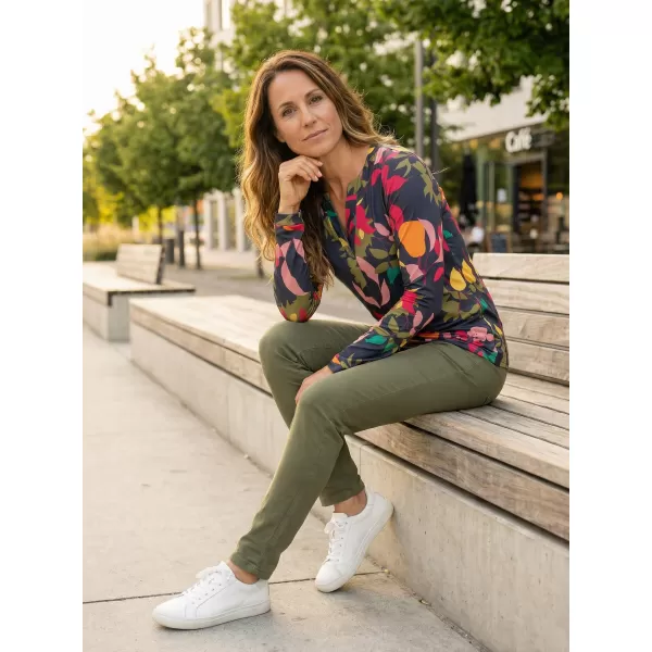  Damen-T-Shirt KIXMI ROWENA DUNKELBLAU 
