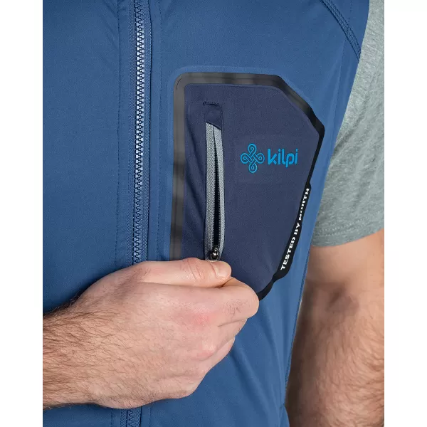  Herren-Softshellweste KILPI RIELLO-M TM0111KI DUNKELBLAU 
